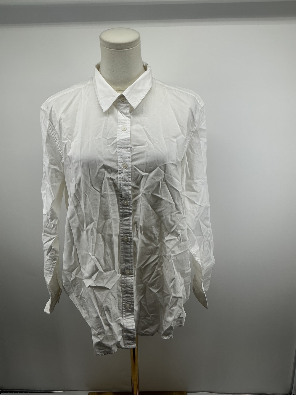 100% Organic Cotton Poplin Long Sleeve Shirt